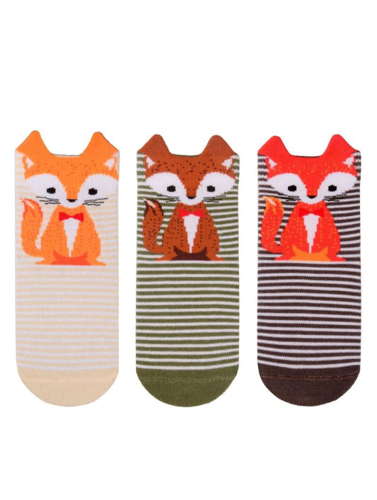 FOXES 3-pack socks 3D