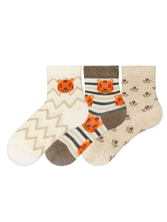 LITTLE TIGER 3-pack socks