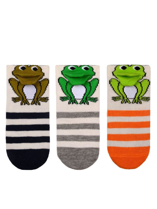 FROGGY 3D 3-pack socks