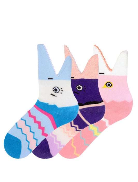 GONE FISHIN' GIRLS 3-pack socks